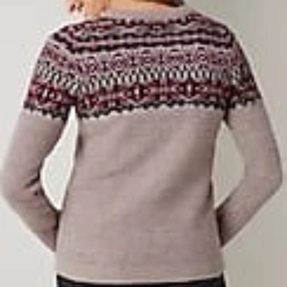 J.Jill Split-neck, Cotton-blend Pullover Sweater, 3X - Picture 2 of 4